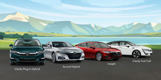 The Honda Fuel Cell & Hybrid Family